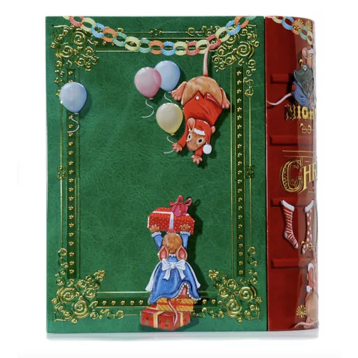 Karácsonyi nagy mesekönyv sütis doboz, kisegeres