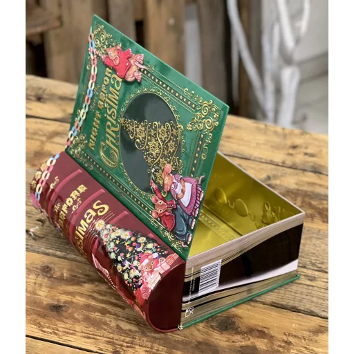 Karácsonyi nagy mesekönyv sütis doboz, kisegeres