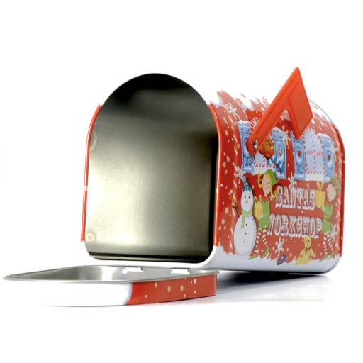 Piros postaláda sütis doboz (közepes)