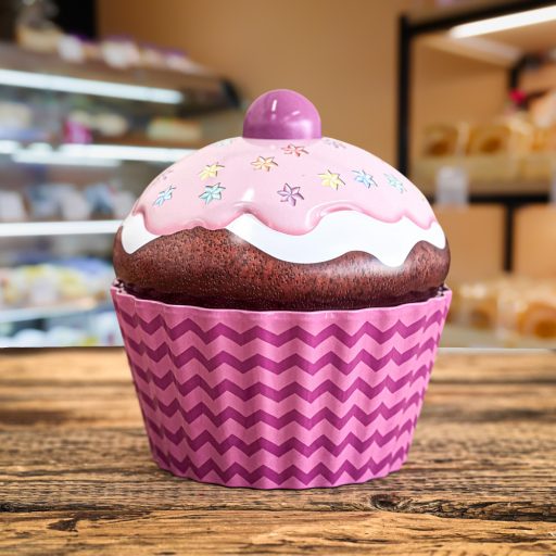 Óriás muffin sütis doboz, rózsaszín