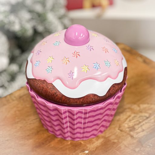 Óriás muffin sütis doboz, rózsaszín