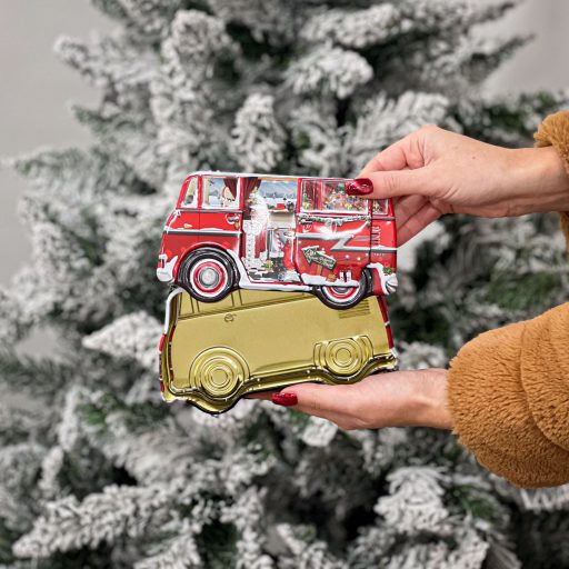 X-mas lakókocsi, sütis doboz