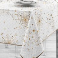   Star csillag mintás szennytaszító asztalterítő, XL-es, 150x240 cm