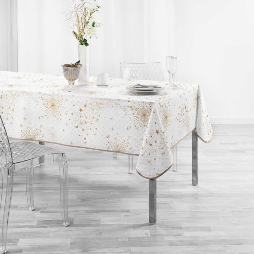 Star csillag mintás szennytaszító asztalterítő, XL-es, 150x240 cm