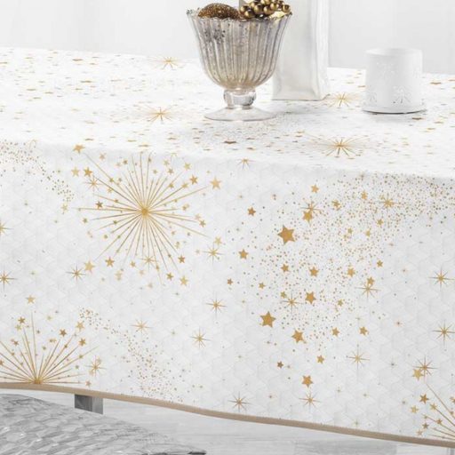 Star csillag mintás szennytaszító asztalterítő, XL-es, 150x240 cm