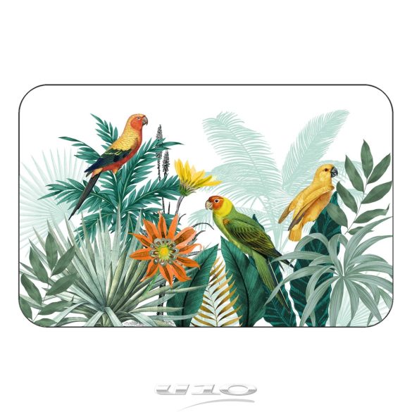 Coco Paradise papagájos tányéralátét