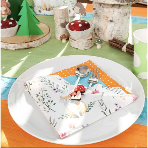 Erdei állatok szalvéta, 3 rétegű, 20 db/csomag, Home Fashion