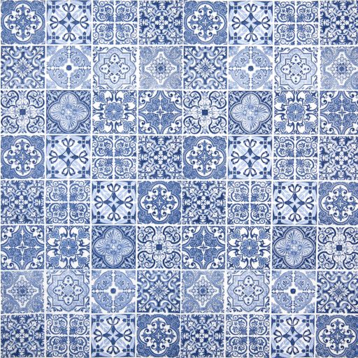 Azul kék csempés szalvéta, 3 rétegű, 20 db/csomag, Home Fashion