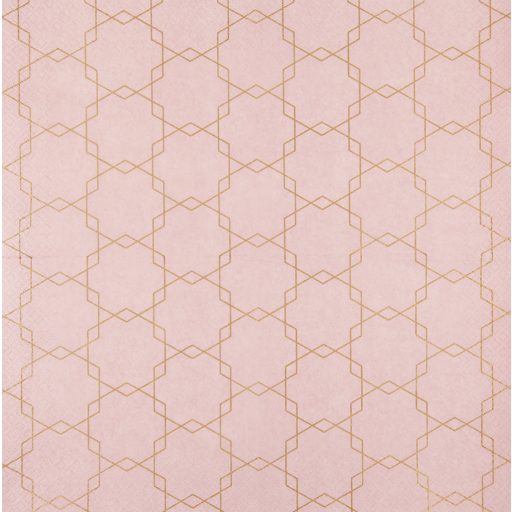 Art Deco rose szalvéta, 3 rétegű, 20 db/csomag, Home Fashion