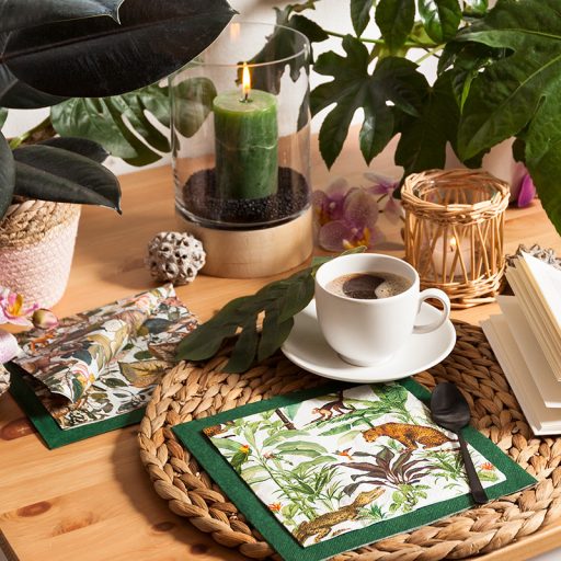 Jungle állatos szalvéta, 3 rétegű, 20 db/csomag, Home Fashion