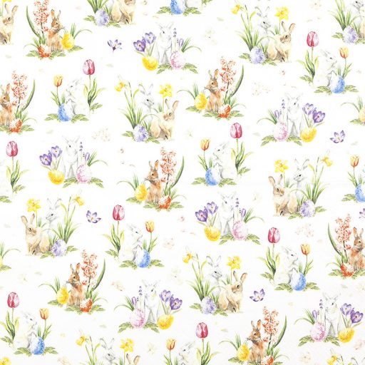Tulip garden húsvéti szalvéta, 3 rétegű, 20 db/csomag, Home Fashion