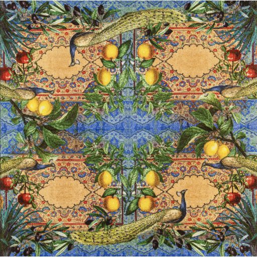 Eden pávás szalvéta, 3 rétegű, 20 db/csomag, Home Fashion