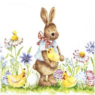   Sweet Bunny húsvéti szalvéta, 3 rétegű, 20 db/csomag, Home Fashion