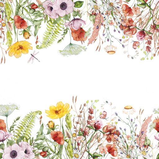 Virágmező szalvéta, 3 rétegű, 20 db/csomag, Home Fashion