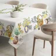 NAPOLI Citrom mintás mediterrán 140x180 cm asztalterítő 