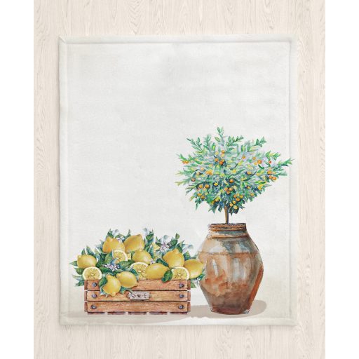 NAPOLI Citromos két részes konyharuha szett 50x70 cm