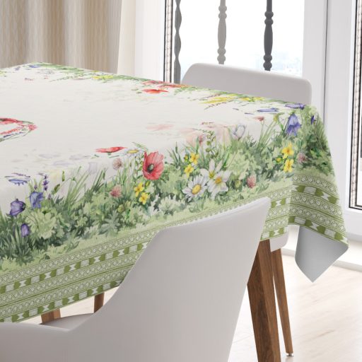 POPPY Pipacs mintás virágos 140x180 cm asztalterítő 