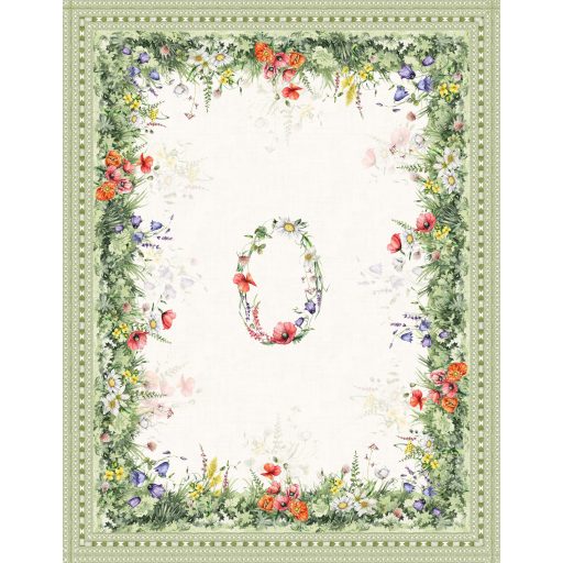 POPPY Pipacs mintás virágos 140x180 cm asztalterítő 