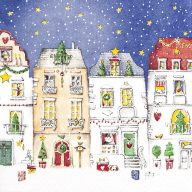   Winter Village karácsonyi szalvéta, 3 rétegű, 20 db/csomag, Home Fashion