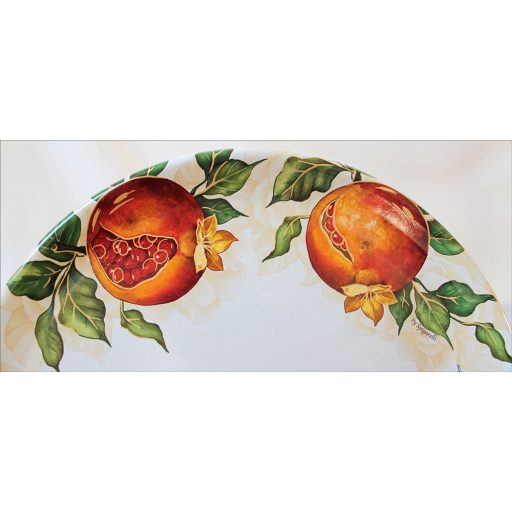 MELOGRANO gránátalmás, három részre osztott tálaló, 32 cm