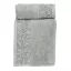 Csiga vonalas, strasszköves törölköző díszdobozban, szürke, 50x90 cm