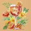 Orange cocktail aperolos szalvéta (koktél), 3 rétegű, 20 db/csomag, IHR