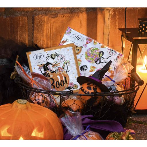 Boo! Halloween szalvéta (koktél), 3 rétegű, 20 db/csomag, IHR