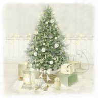   Cozy Christmas Eve karácsonyi szalvéta (koktél), 3 rétegű, 20 db/csomag, IHR