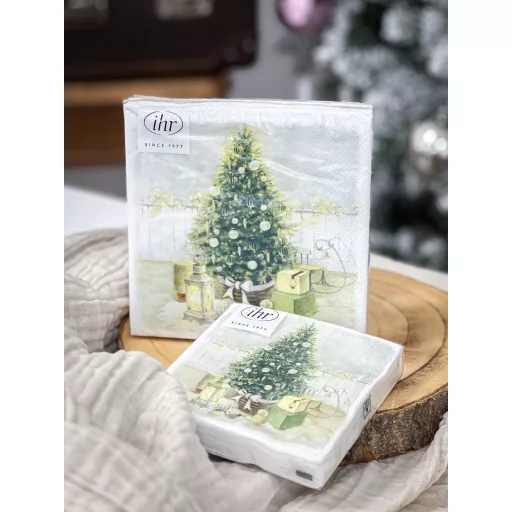 Cozy Christmas Eve karácsonyi szalvéta (koktél), 3 rétegű, 20 db/csomag, IHR