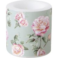 Beth rózsás, átvilágítós gyertya 7,5 cm IHR