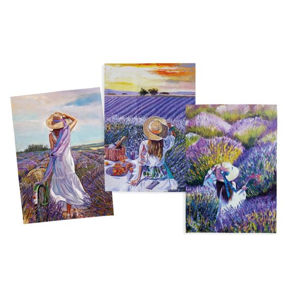 Levendulamező prémium konyharuha 50x70 cm, többféle
