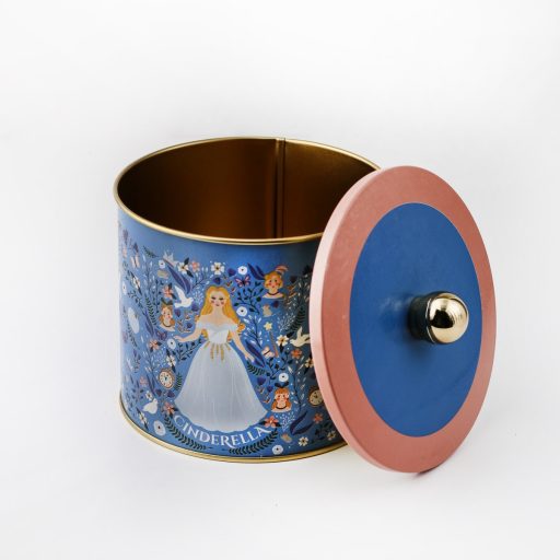 Tales Hamupipőke arany gombos fém tároló