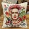 Frida Kahlo, papagájos díszpárna huzat