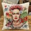 Frida Kahlo, papagájos díszpárna huzat