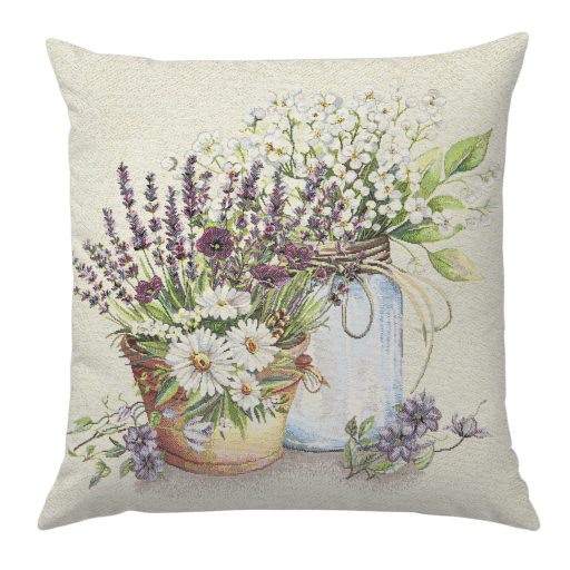 Flower shop, levendulás (B) díszpárna huzat