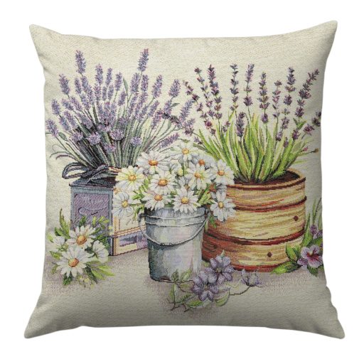 Flower shop, levendulás (C) díszpárna huzat