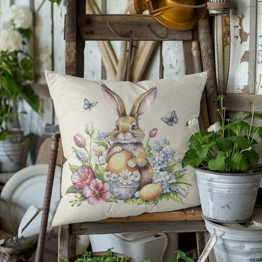Húsvét a kertben (B) díszpárna huzat