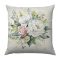Fehér bazsarózsás díszpárna huzat