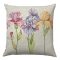 Írisz virágos díszpárna huzat