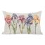 Írisz trio virágos díszpárna huzat töltettel, 50x70 cm