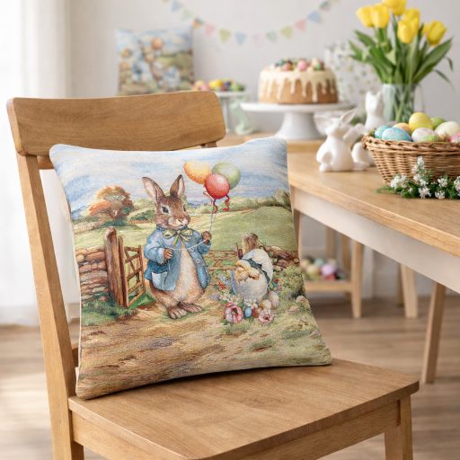 Farmhouse húsvéti nyuszi fiús díszpárna huzat