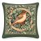 Erdei madár, zöld keretes (A) díszpárna huzat