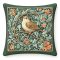 Erdei madár, zöld keretes (B) díszpárna huzat