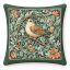 Erdei madár, zöld keretes (B) díszpárna huzat