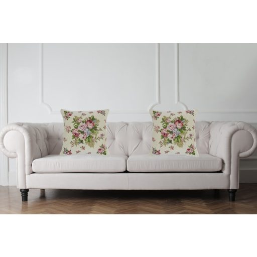 Rózsás díszpárna huzat