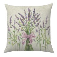 Levendulamező (masnis) díszpárna huzat