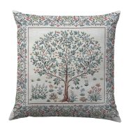 Életfa (fehér) díszpárna huzat