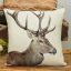 Szarvasos díszpárna huzat
