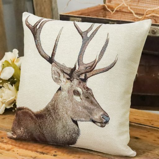 Szarvasos díszpárna huzat