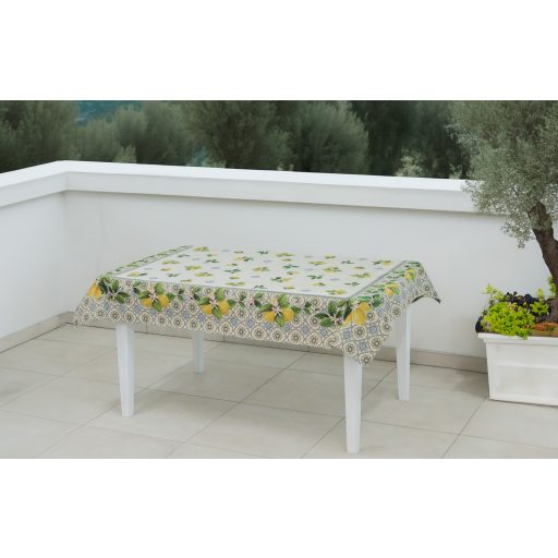 Capri citromos mediterrán asztalterítő, 137x180 cm